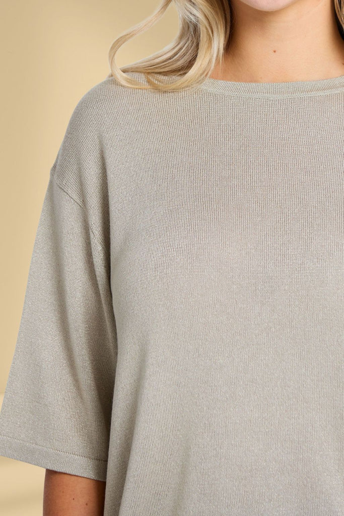 Stella and Gemma Aretha Knit Shiitake Shimmer From BoxHill