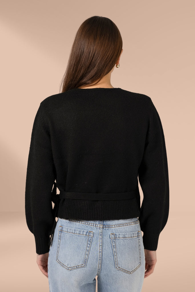 Stella and Gemma August Cardigan Black From BoxHill