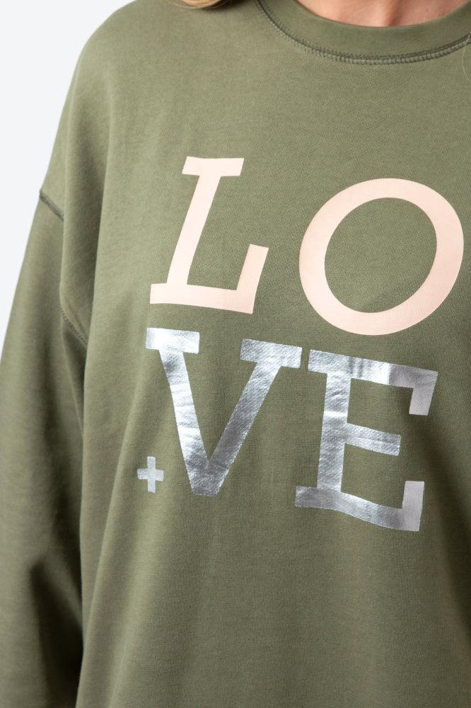 Stella and Gemma Blush Love Sunday Sweater Khaki From BoxHill