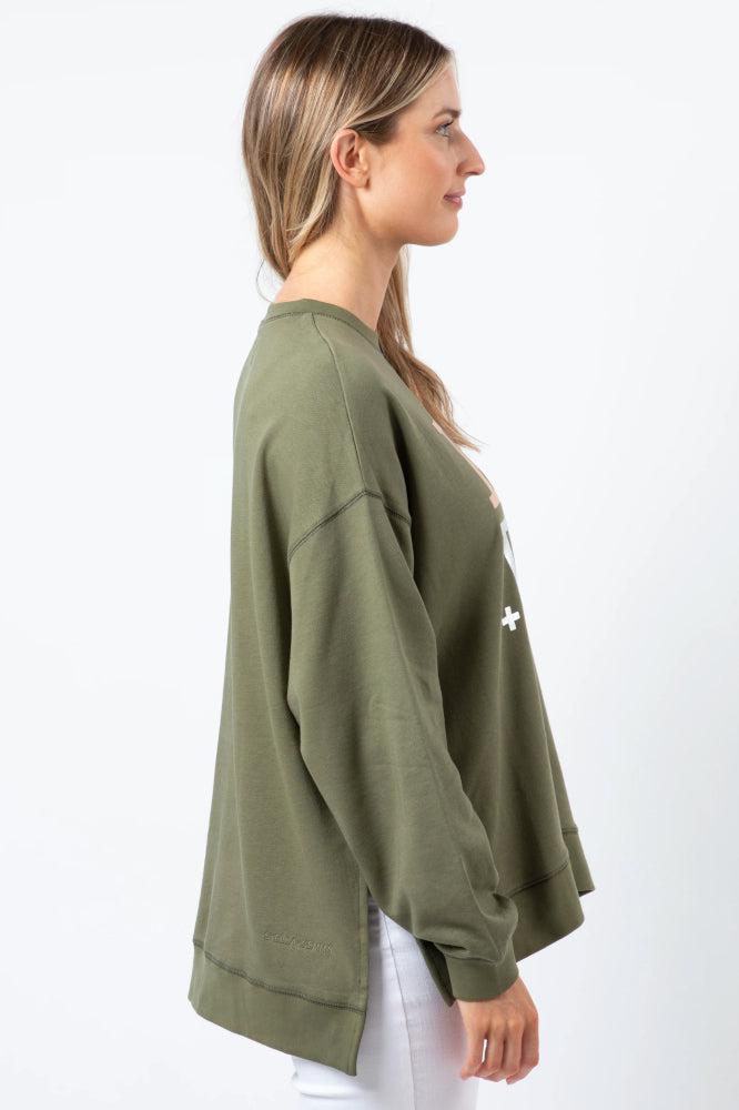 Stella and Gemma Blush Love Sunday Sweater Khaki From BoxHill