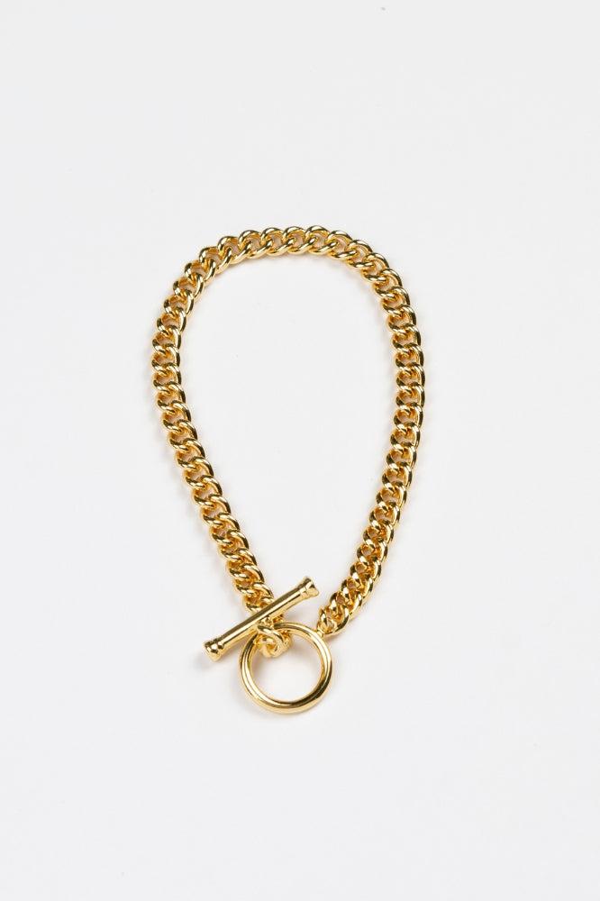 Stella and Gemma Bracelet Chain with Fob Gold One Size Gold From BoxHill