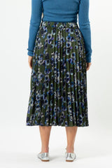 Stella and Gemma Brigette Skirt Blurred Blooms Lime From BoxHill