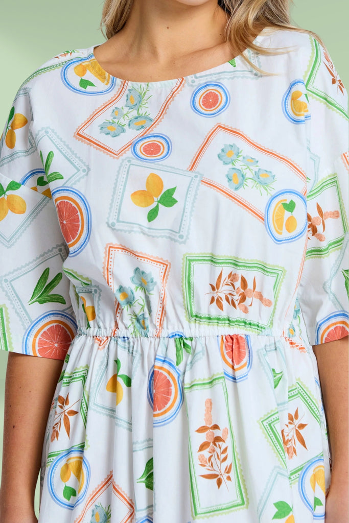 Stella and Gemma Carrie Dress Limoncello Spritz From BoxHill