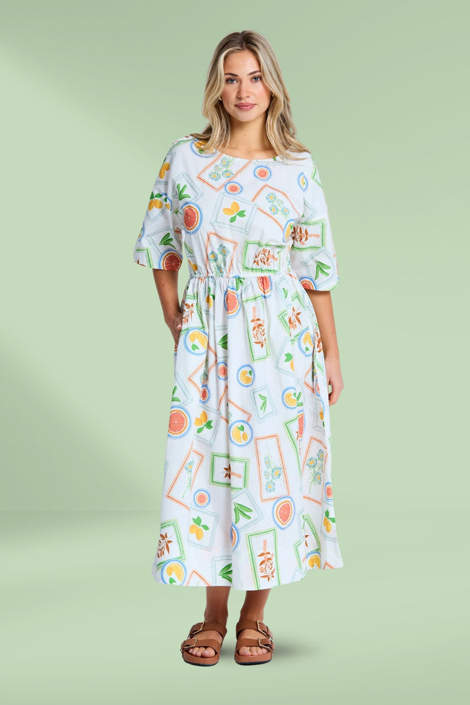 Stella and Gemma Carrie Dress Limoncello Spritz From BoxHill