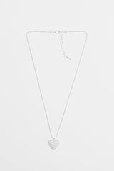 Stella and Gemma Chain With Heart Pearls Necklace Silver From BoxHill