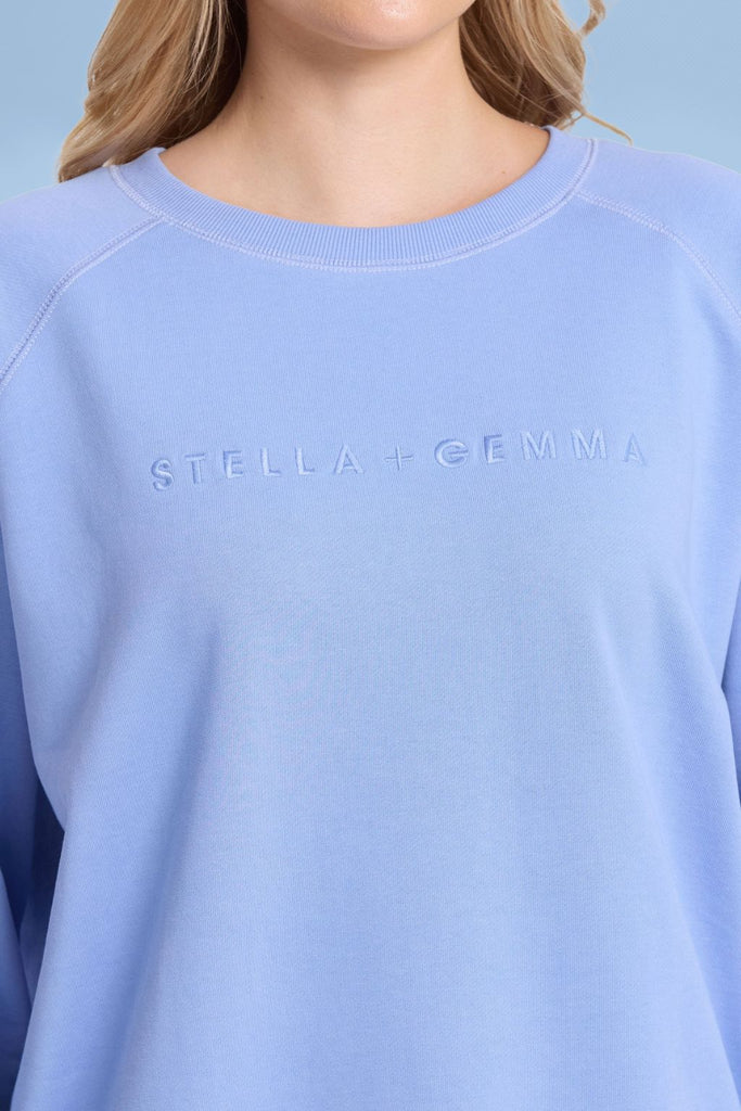 Stella and Gemma Classic Sweat Sky From BoxHill