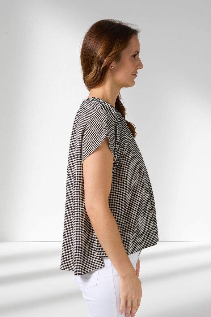 Stella and Gemma Clio Blouse Fish Scale From BoxHill