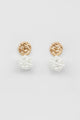 Stella and Gemma Cluster Earrings Pearl One Size Pearl From BoxHill