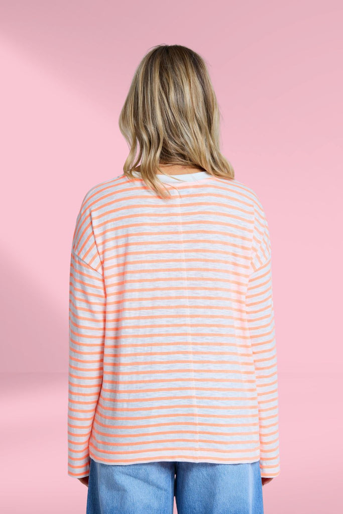 Stella and Gemma Drop Shoulder Tee Glow Track From BoxHill