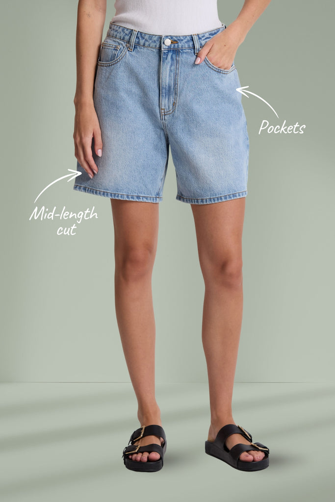 Stella and Gemma Emily Short Light Blue From BoxHill