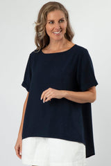 Stella and Gemma Evette Blouse Navy From BoxHill