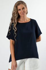 Stella and Gemma Evette Blouse Navy From BoxHill