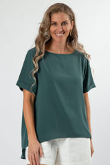Stella and Gemma Evette Blouse Teal From BoxHill