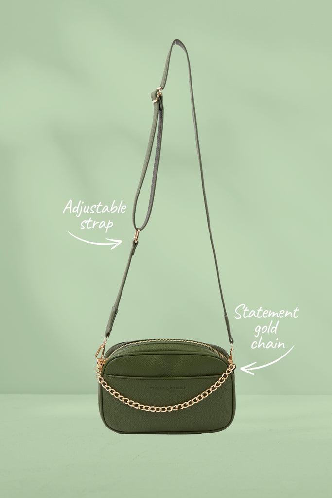 Stella and Gemma Icon Camera Bag Khaki From BoxHill