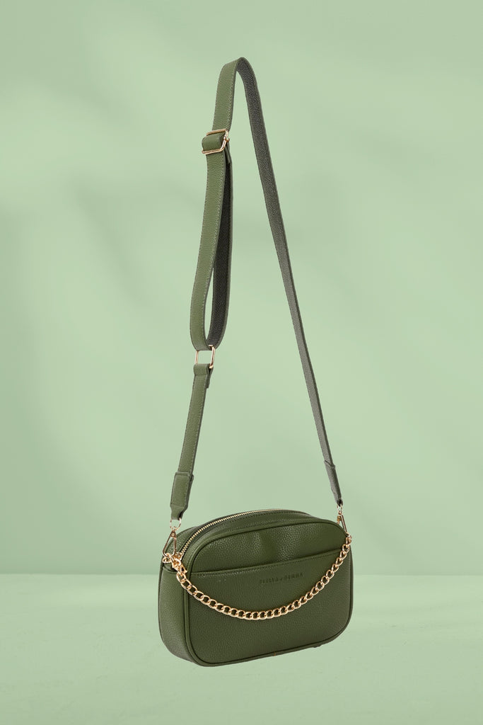 Stella and Gemma Icon Camera Bag Khaki From BoxHill