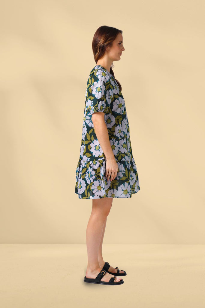 Stella and Gemma Isla Dress Nightfall in Giverny Print From BoxHill