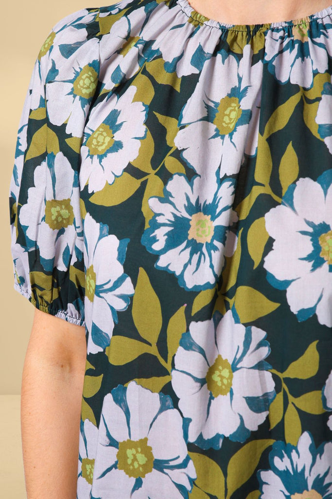 Stella and Gemma Isla Dress Nightfall in Giverny Print From BoxHill