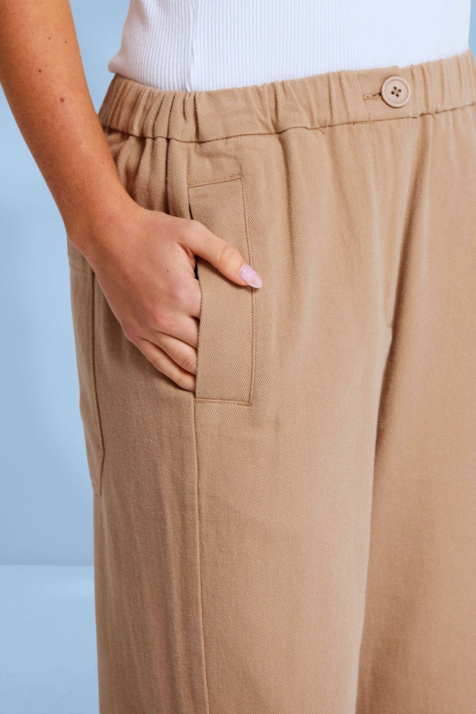 Stella and Gemma Jamie Barrel Pants Biscotti From BoxHill