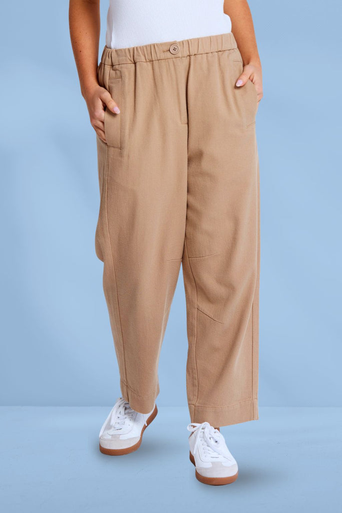 Stella and Gemma Jamie Barrel Pants Biscotti From BoxHill