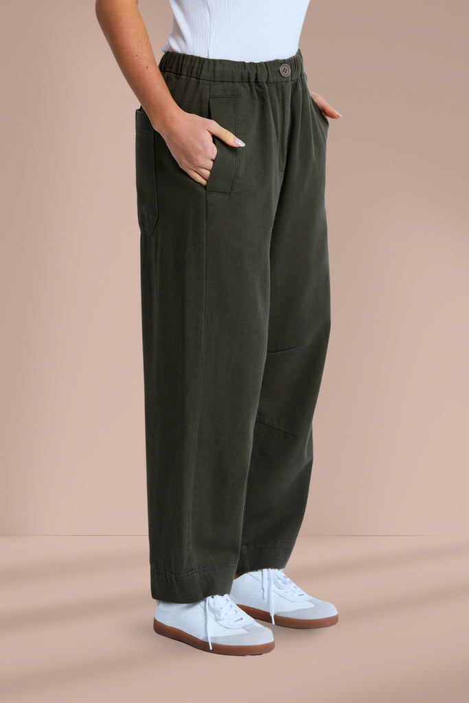 Stella and Gemma Jamie Barrel Pants Moss From BoxHill