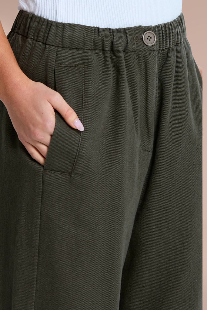 Stella and Gemma Jamie Barrel Pants Moss From BoxHill