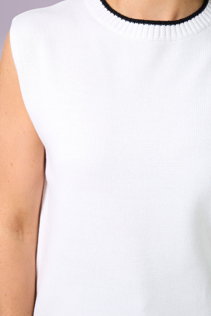 Stella and Gemma Jenni Vest White From BoxHill