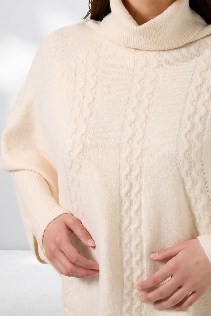 Stella and Gemma Joey Poncho Milk From BoxHill