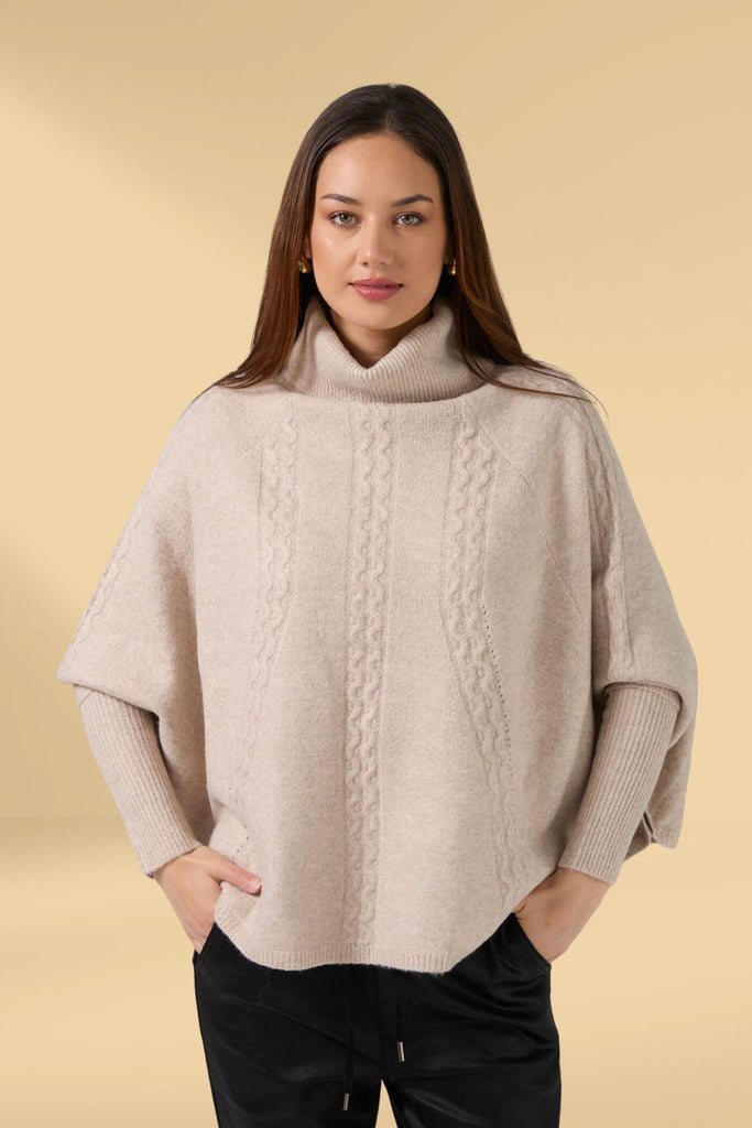 Stella and Gemma Joey Poncho Tan From BoxHill