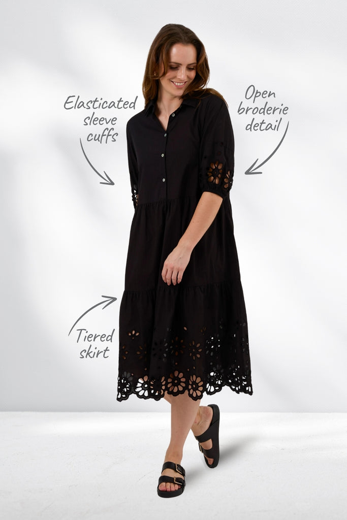 Stella and Gemma Lainey Dress Black From BoxHill