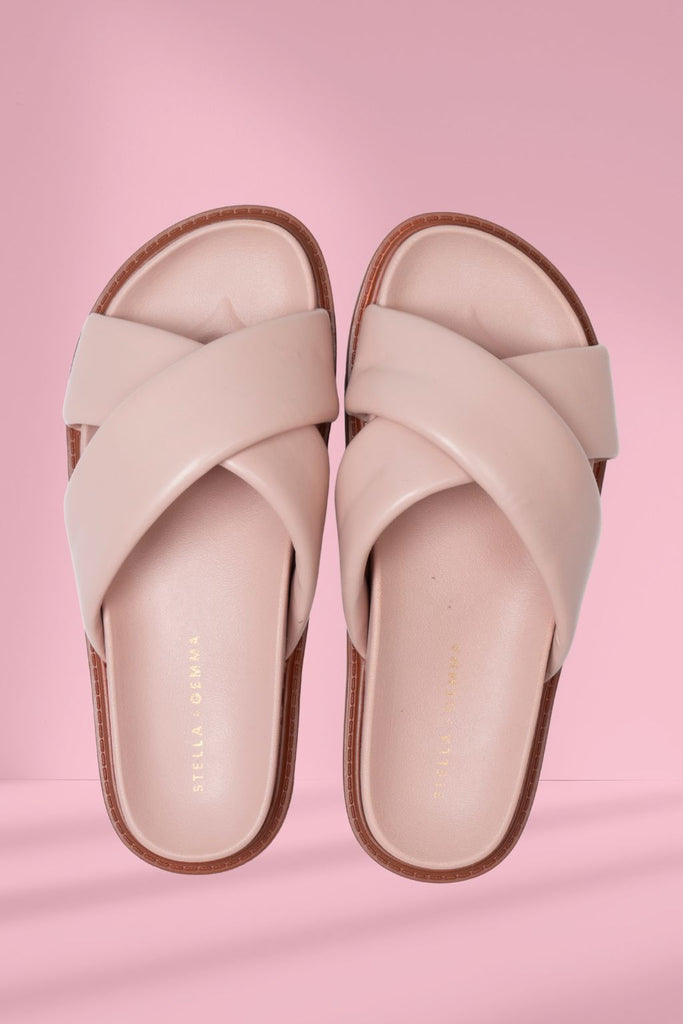 Stella and Gemma Laurie Mule Blush From BoxHill