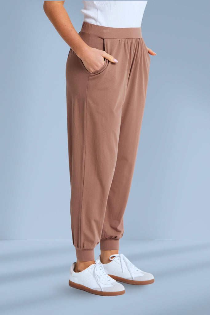 Stella and Gemma Lounge Pants Mocha From BoxHill