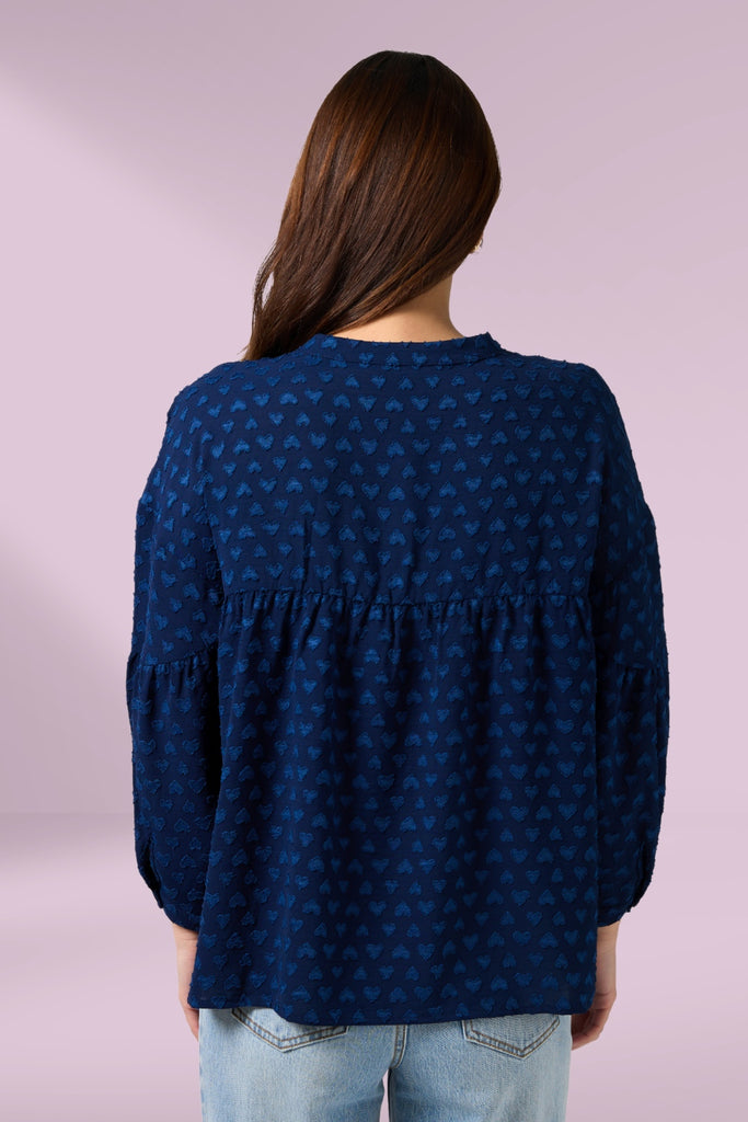 Stella and Gemma Love As Blouse Navy From BoxHill