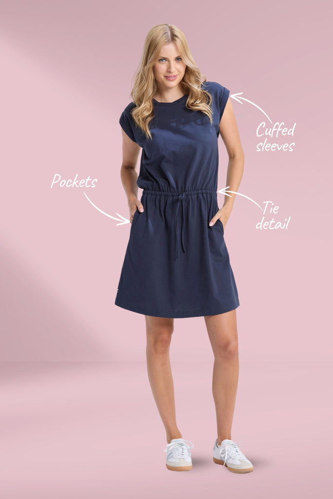 Stella and Gemma Margie Dress Navy From BoxHill