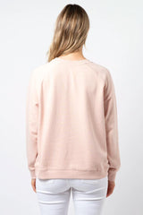 Stella and Gemma Neon Doily Heart Classic Sweater Pink From BoxHill
