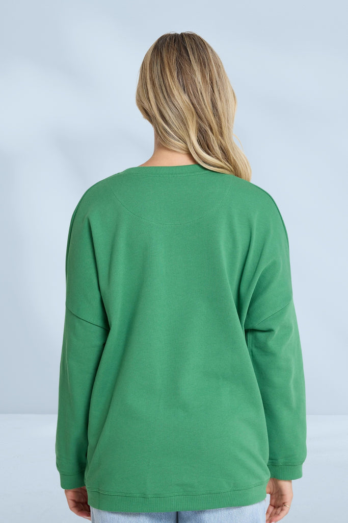 Stella and Gemma Newport Pocket Crew Basil From BoxHill