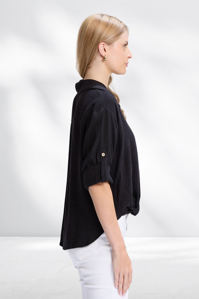 Stella and Gemma On Repeat Blouse Black From BoxHill