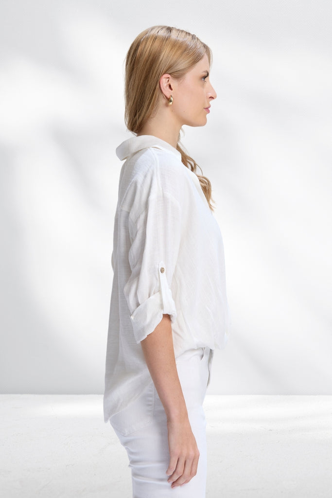 Stella and Gemma On Repeat Blouse Off White From BoxHill