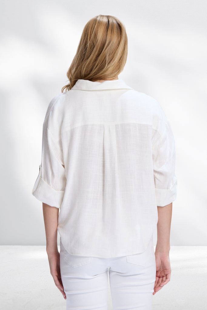 Stella and Gemma On Repeat Blouse Off White From BoxHill