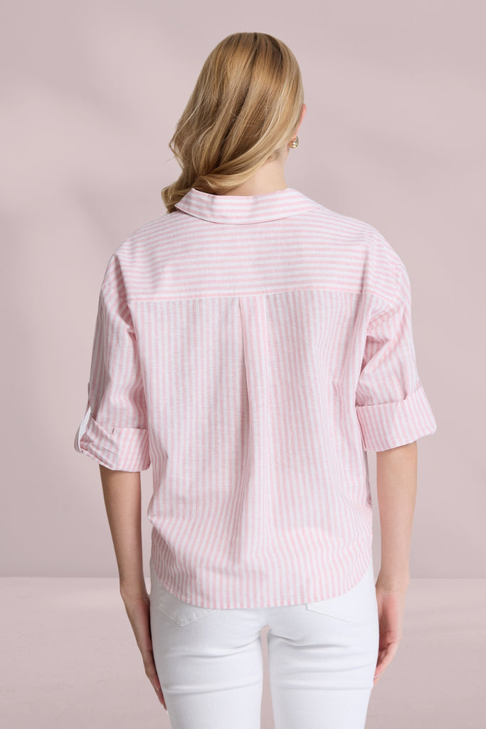 Stella and Gemma On Repeat Blouse Rose Stripe From BoxHill