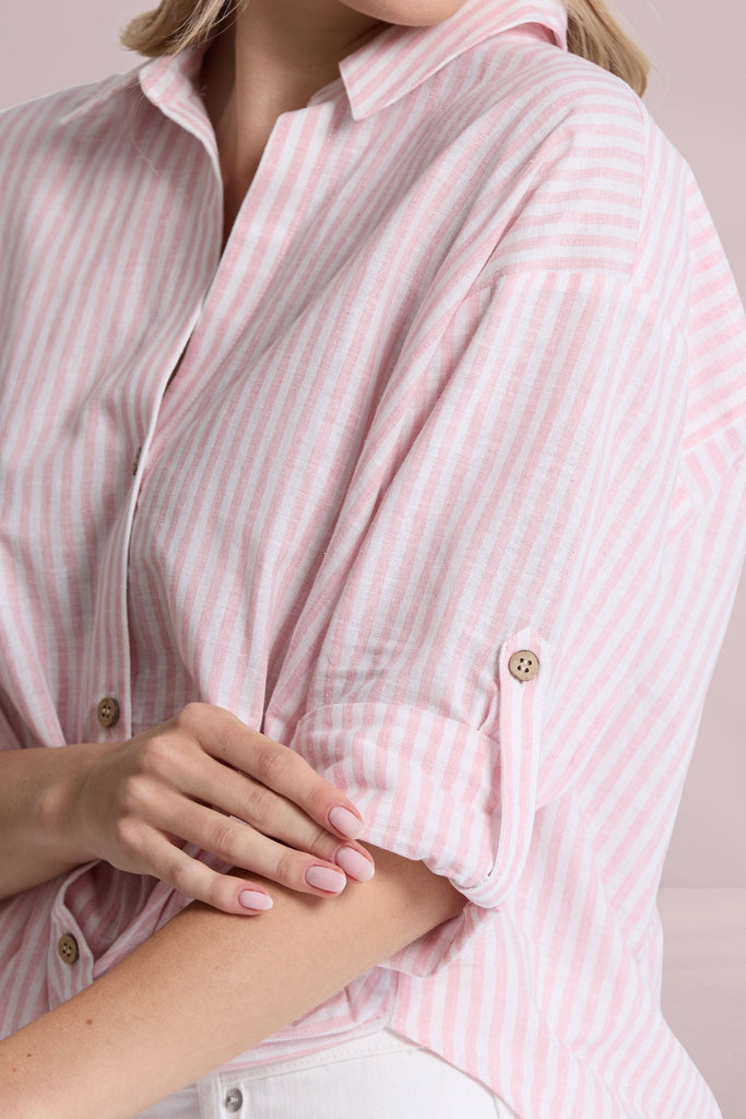 Stella and Gemma On Repeat Blouse Rose Stripe From BoxHill