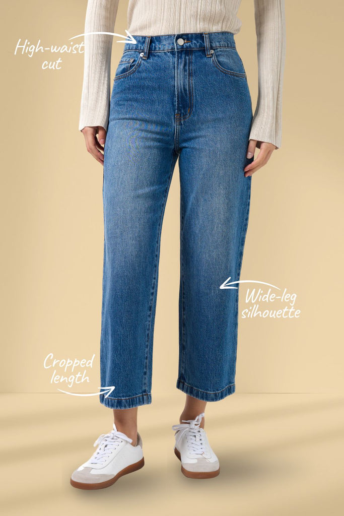 Stella and Gemma Perrie Jeans Mid Blue From BoxHill