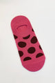 Stella and Gemma Plum Dots Socks Fuschia One Size Fuschia From BoxHill