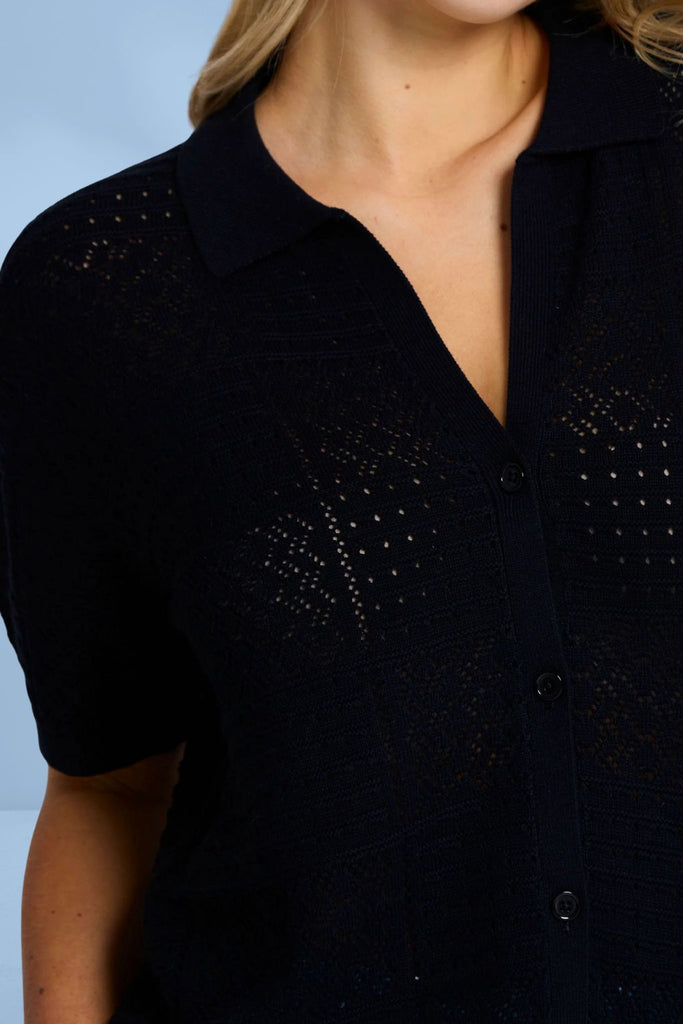 Stella and Gemma Polly Knit Black From BoxHill