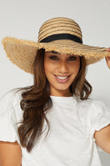 Stella and Gemma Raffia Hat Natural One Size Natural From BoxHill