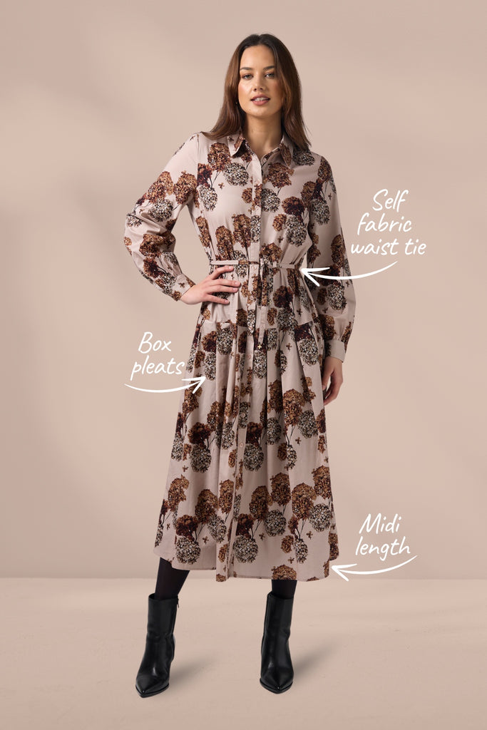 Stella and Gemma Rebecca Dress Blush Hydrangea From BoxHill