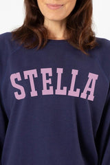 Stella and Gemma S+G Logo Everyday Sweater Navy From BoxHill