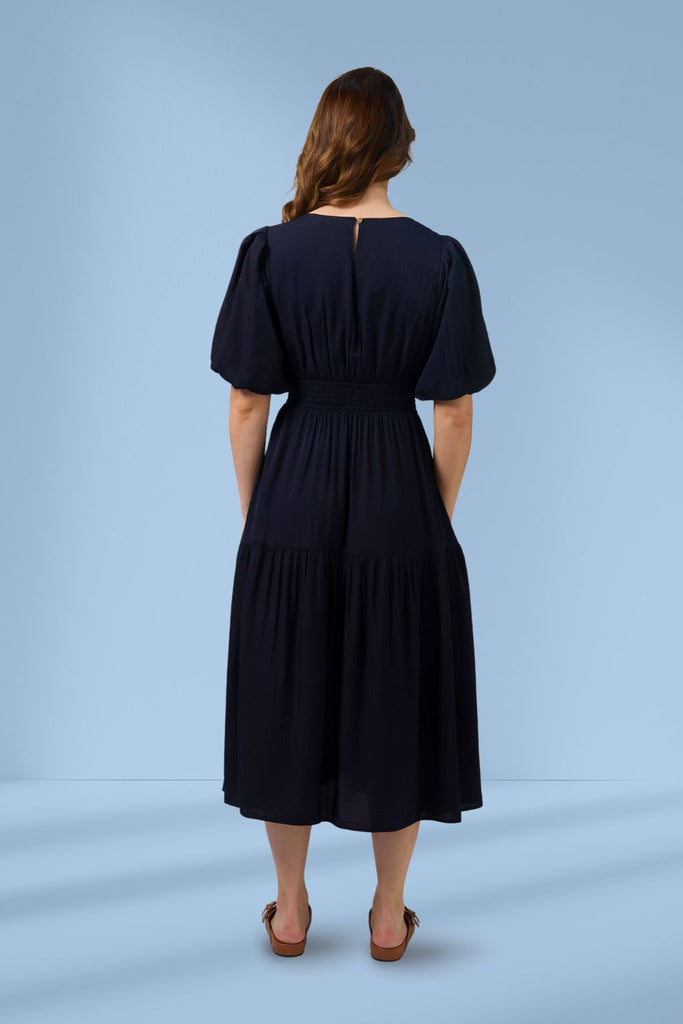 Stella and Gemma Sabrina Dress Navy From BoxHill