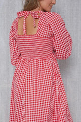 Stella and Gemma Sherry Dress Gingham Red Pink From BoxHill