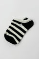 Stella and Gemma Silver Star Stripes Socks Black One Size Black From BoxHill