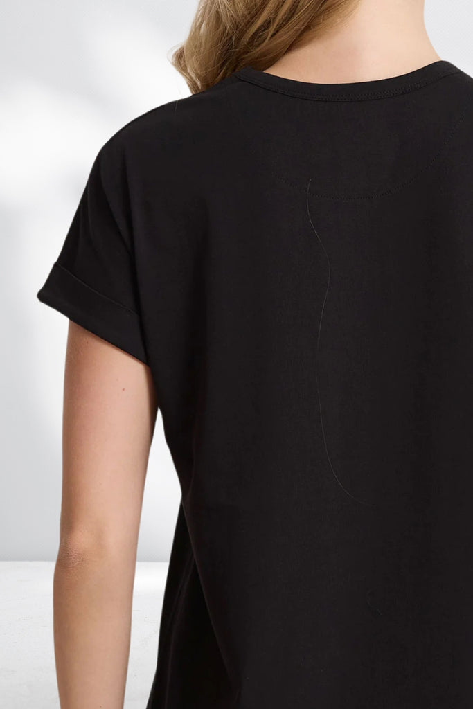 Stella and Gemma Soho Cuff Crew Black From BoxHill